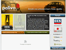 Tablet Screenshot of palivo.cz